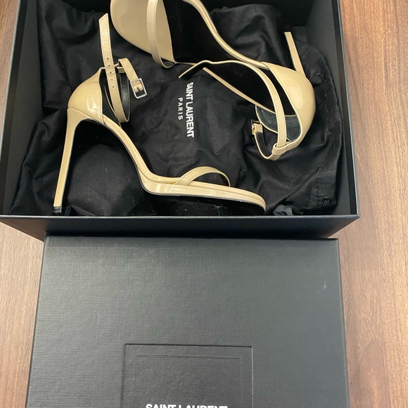 Authentic Saint Laurent YSL Heel Sandal - Picture 2 of 6